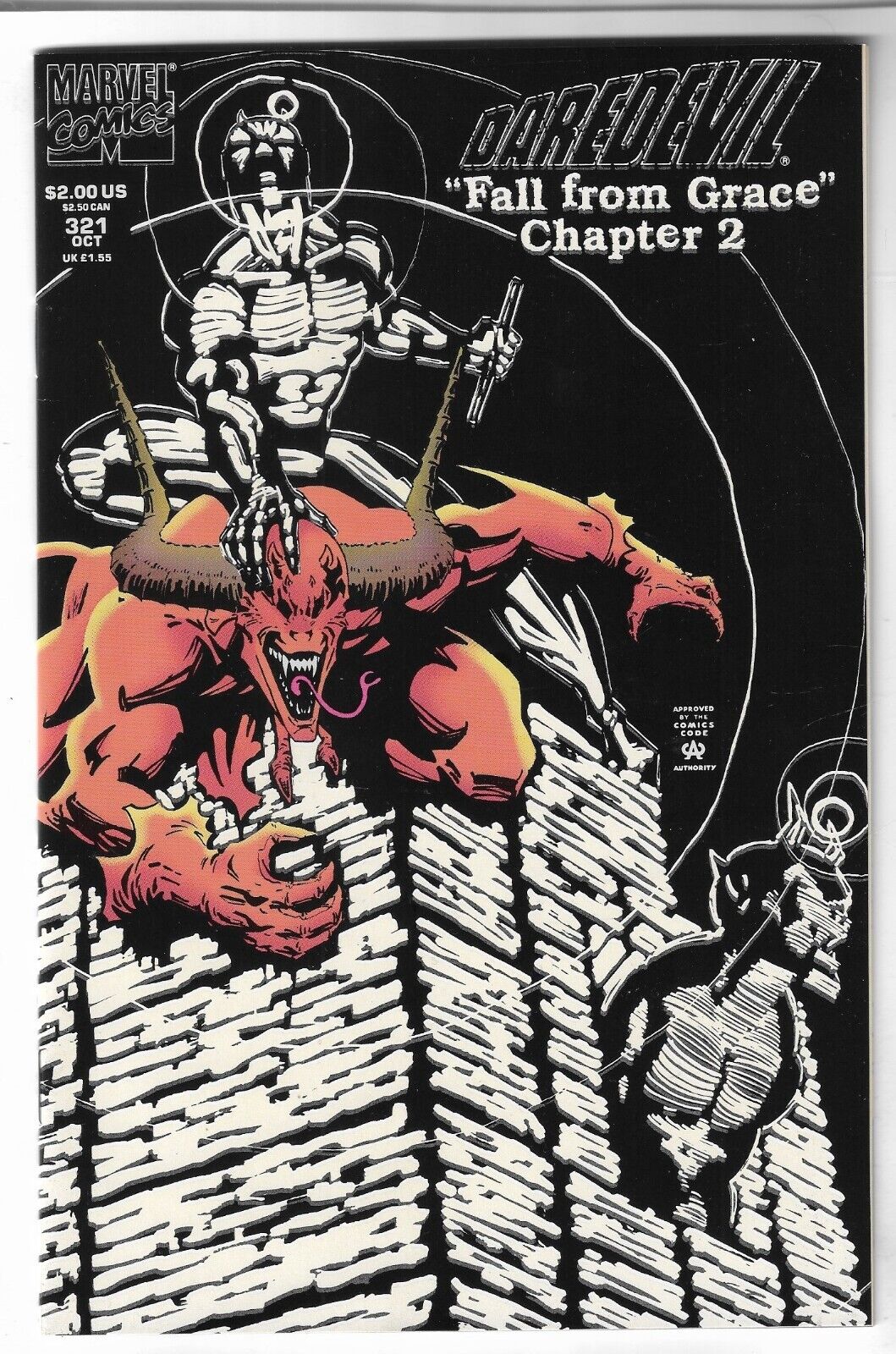 Daredevil #321 [1993] FN (Matt Murdock, Nick Fury, Venom, The Snakeroot)