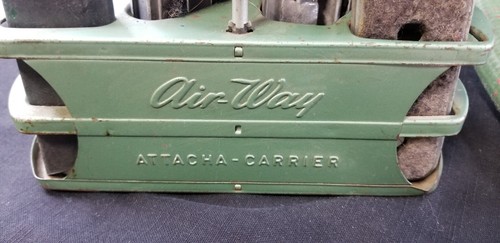 Vintage Air-Way Sanitizor Cannister Vacuum Model 77 with Some Attachments - Picture 4 of 12