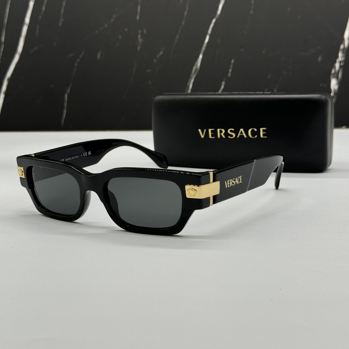 VERSACE スクエアフレムサンクラス 0VE4478U GB187 NEW VERSACE