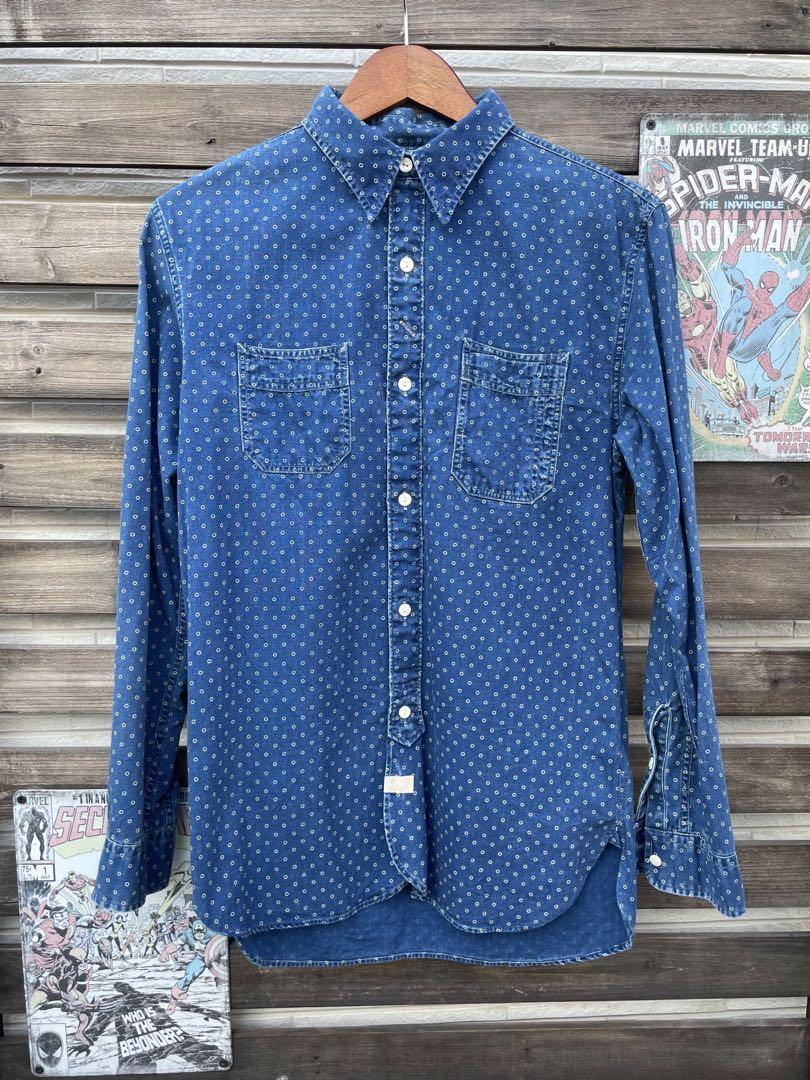 RRL Indigo Dot Shirt m9_1103 | eBay