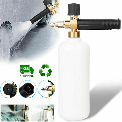 Snow Foam Lance Cannon Soap Bottle Sprayer For Pressure Washer Gun Jet Car Wash 