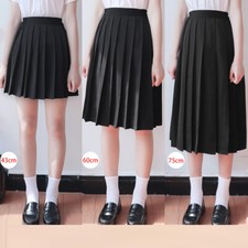 New Japanese School Womens Girls JK Uniform Pleated Skirts College A-Line Skirts