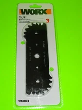 (3 Pack) WORX WA0034 7-1/2" Steel Lawn Edger Replacement Blade for WG895 / WG896