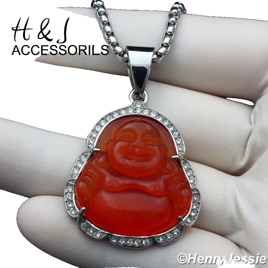 Cornalina Joyería de Acero Inoxidable para Hombres