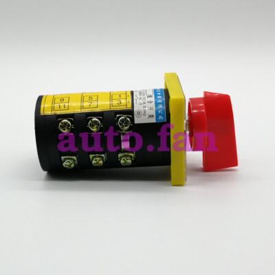 For GELEI Combination Switch HZ5B-10/3 3rd Gear 3 Section 10A Transfer Switch