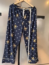 DKNY PJ Trousers UK M Women's Pajama Bottoms Navy NEW No Tags