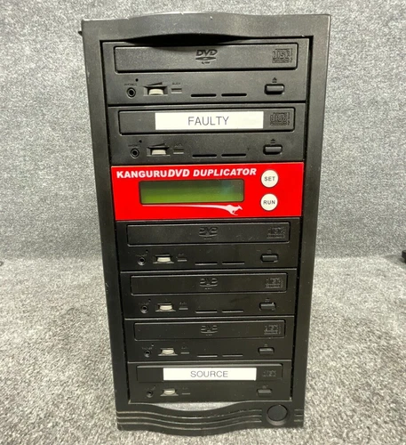 Kanguru DVD Duplicator 1 to 5 Drives 🔄💿 16X Speed – No USB, Tested!