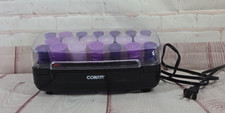 Conair Curls And Waves Easy Start 20 Hot Rollers No Pins HS11RX Purple