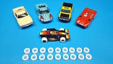 16 .445 Aurora AFX G MAGNATRACTION AMRAC Front Slot Car Tires Center Flange