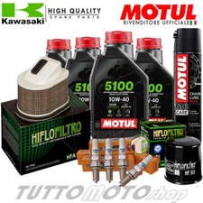 KIT TAGLIANDO KAWASAKI Z750 2010 2011 2012 OLIO FILTRI CANDELE GRASSO Z 750