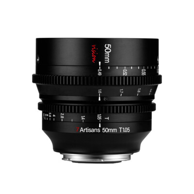 7Artisans Cine Lens 50mm T1.05 for Micro 4/3 BMPCC MFT GH3 GH4 OM-D E-M5 E-M10