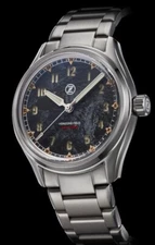 New Zelos HORIZONS 200M FIELD Steel SS GRANITE 39mm Watch - DEALER & WARRANTY