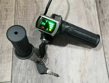 48 volt E Bike Electric Scooter Throttle with Key 48v - 4 LED Hi End Throttle