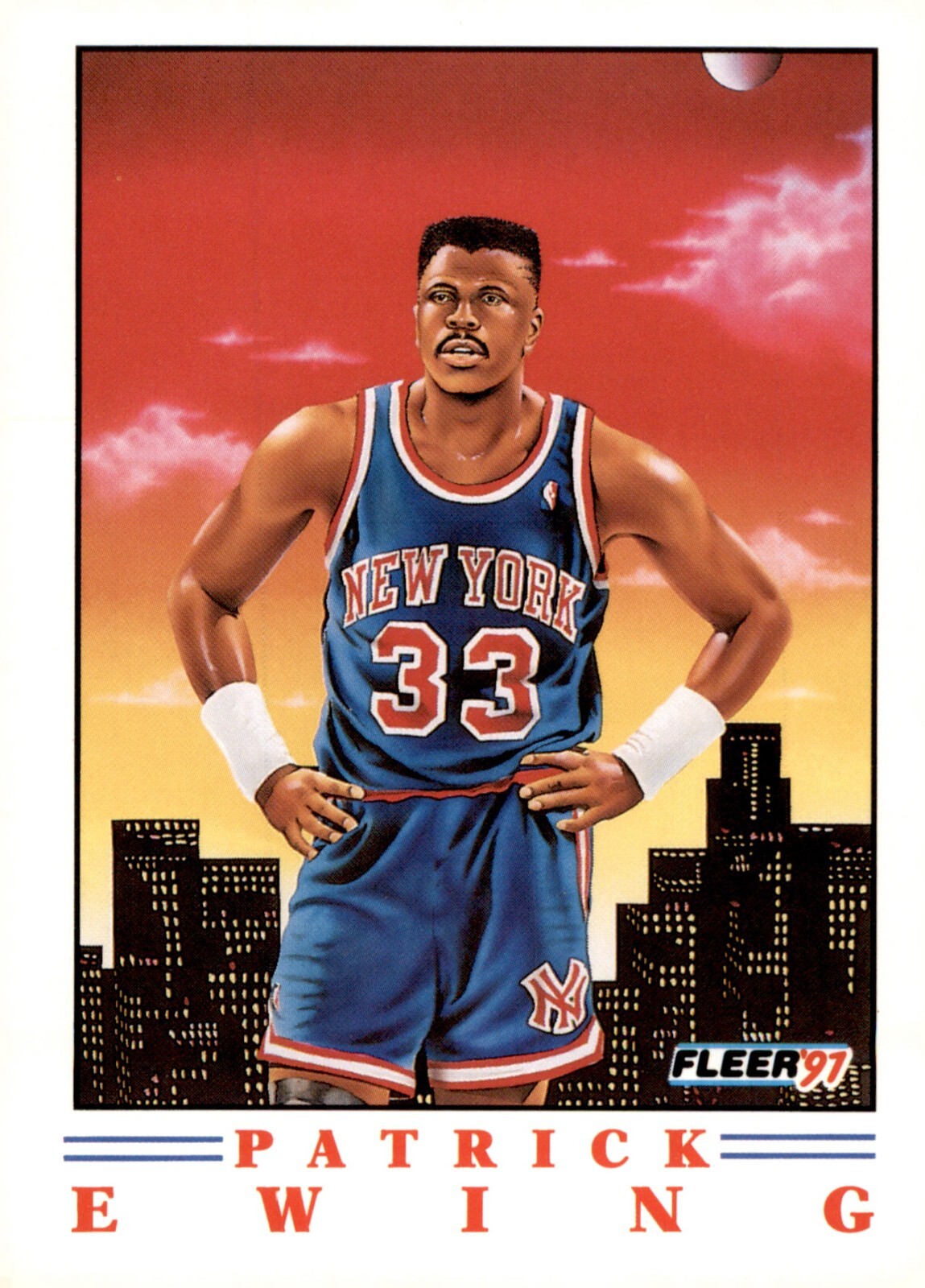 1991 Fleer Pro-Visions Patrick Ewing #4