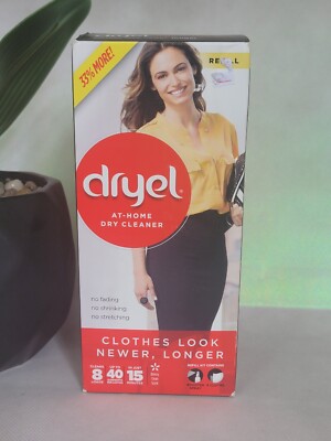 dryel at-Home Mega Dry Cleaner  Includes 8 Dry Cleaning Cloths & Booster Spray
