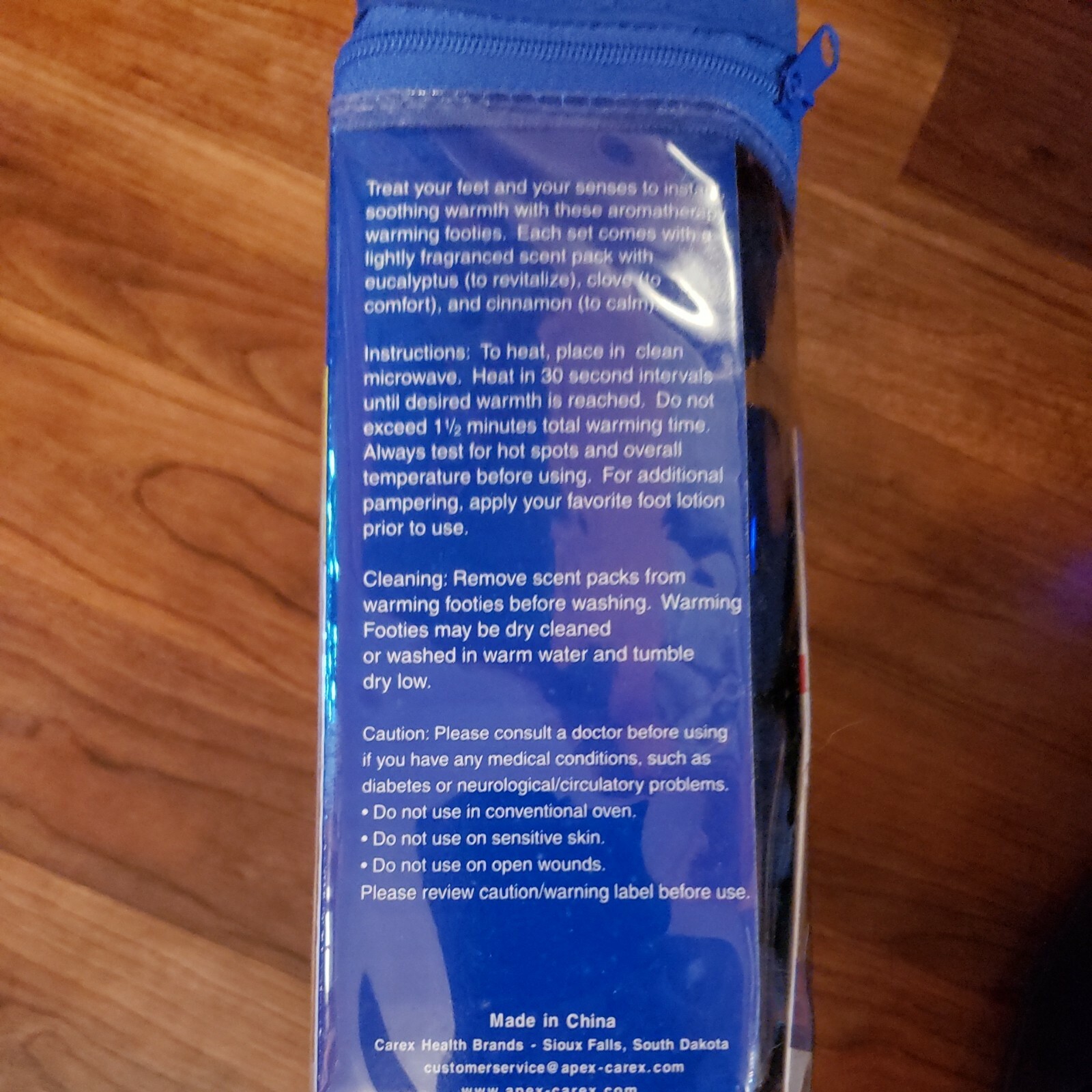 THE ORIGINAL BED BUDDY WARMING FOOTIES WITH AROMATHERAPY SOOTHING FOOT