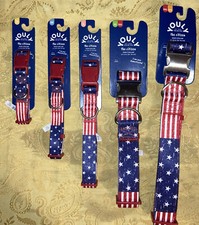 Youly American Flag Dog Collar S, M, L, XL/XXL, XXL/XXXL YOU CHOOSE