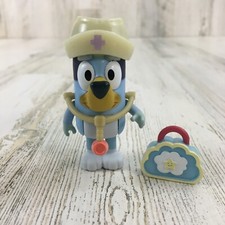 Bluey Cloud Bag Doctor Set Checkup Costume Hat Stethoscope Figure Dress Up NEW