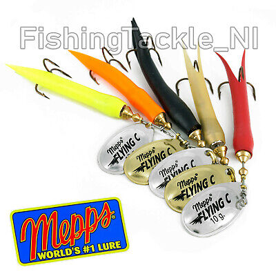 Minnow Hybrid Flying C Lures 15g X 3 Fluo Orange & Silver with #3 Silver Blade