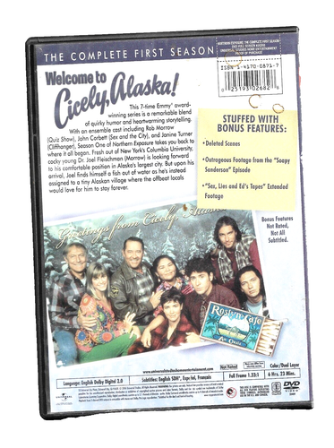 Northern Exposure Season One Rob Morrow Welcome To Cicely Alaska 2 DVD 1990 - Imagen 2 de 8