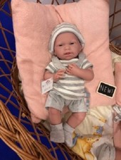 New JC Toys Berenguer 18519 La Newborn Real Boy Vinyl 15 Inch Doll