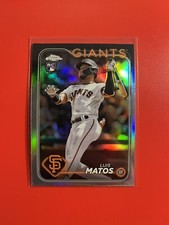 2024 Topps Chrome #270 Luis Matos RC Rookie Refractor Giants
