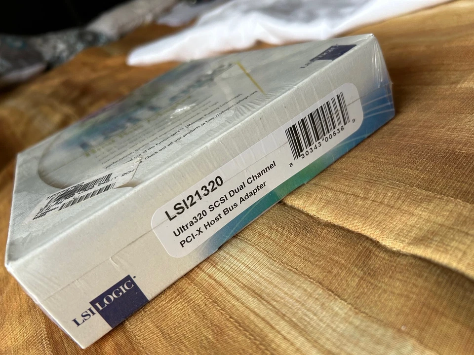 LSI Logic LSI21320 PCI-x Host Bus Adapter Ultra320 SCSI Dual Ch NEW SEALED BOX - Image 2 of 4