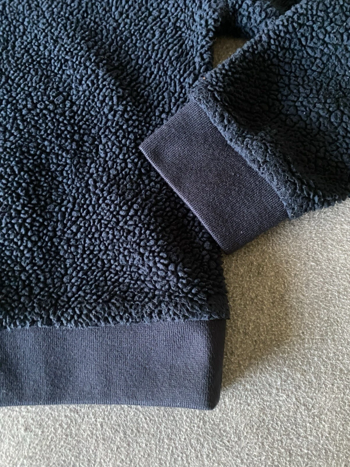 beyond-yoga bff sherpa crop turtleneck us made sweater