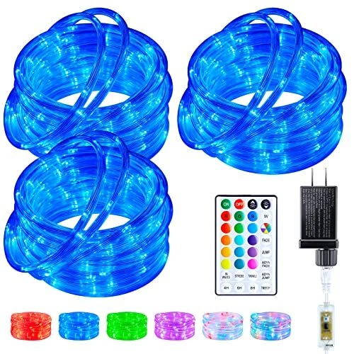 Color Changing Rope Lights Outdoor 99ft 300 LED Outdoor String