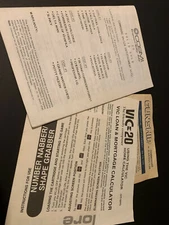 COMMODORE GAMES COSMI GUNSHIP NUMBER NABBER LOAN CALC USER GUIDES 4 PIECES