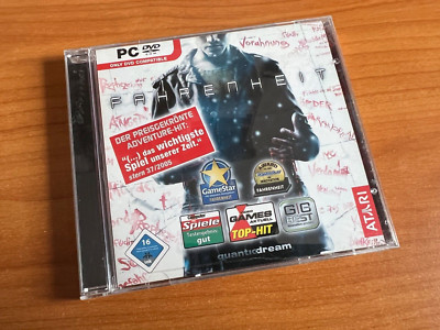 Fahrenheit   -PC  - in Original CD Rom Hülle - Deutsche Version