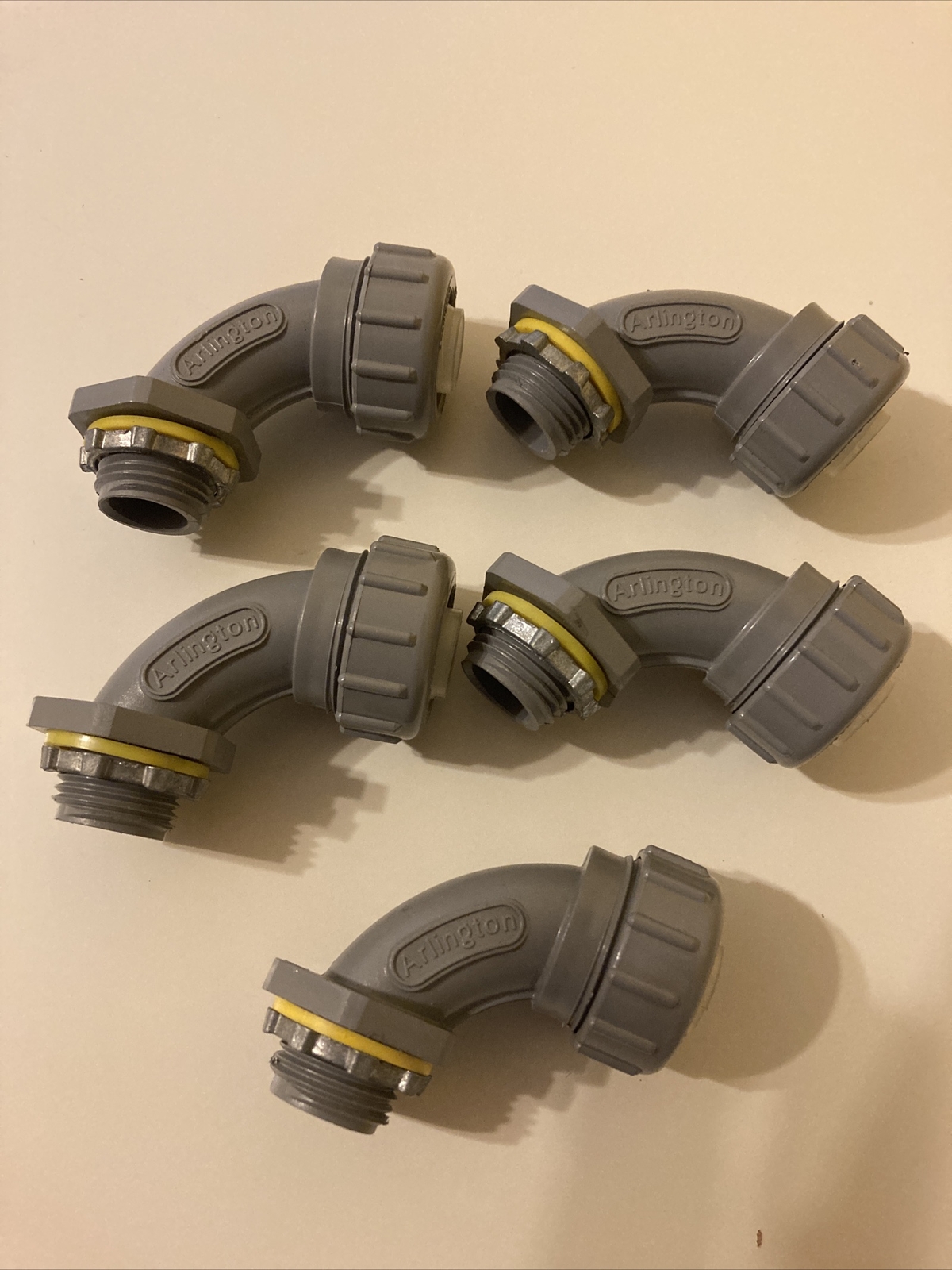 Arlington FNMCB 1/2”Liquid Tight Conduit 90Deg Connector(Lot Of 5) eBay
