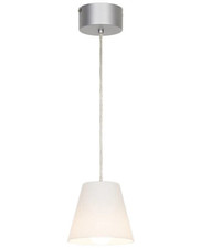 Ceiling Light White Chrome Effect Pendant Light Shade 32cm GoodHome Syenite -NEW
