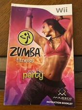 Manual Only Zumba Fitness Nintendo Wii Authentic Instruction Booklet