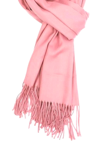 Rosa Pashmina Halstuch Damen Abschlussball Uni Schal Oversize Groß Schal Hochzeit Outfit - Bild 3 von 6