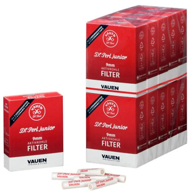 Vauen Dr.Perl Filter Junior 9mm 10 Päckchen á 40 Filter insgesamt 400 Stück