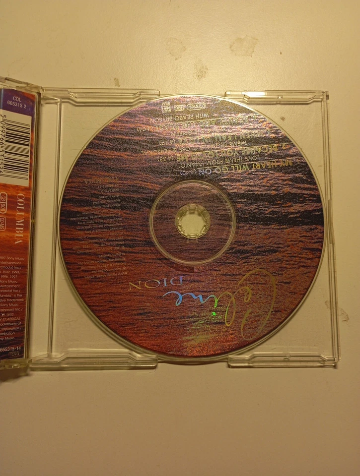 Maxi Single CD - CELINE DION * MY HEART WILL GO ON * TITANIC * - Bild 2 von 2