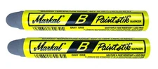 Two Markal B Gray Tire Chalk Paint Stick Crayon Surface Markers Graffiti Art