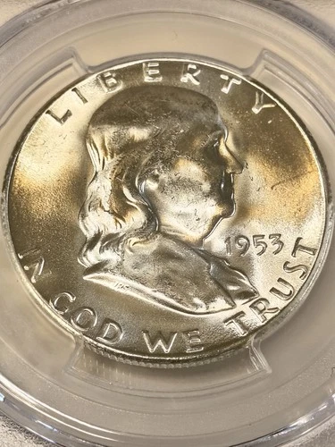1953 Franklin Half Dollar MS64