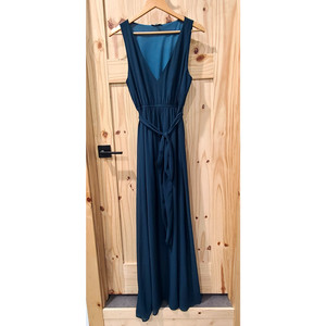 teal bridesmaid dresses ebay David's Bridal Teal Draped Solid Polyester Off The Shoulder Knee Length Dress 6