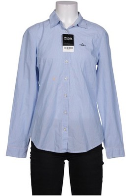 Gaastra Bluse Damen Oberteil Hemd Hemdbluse Gr. S Baumwolle Hellblau #ieha0c2