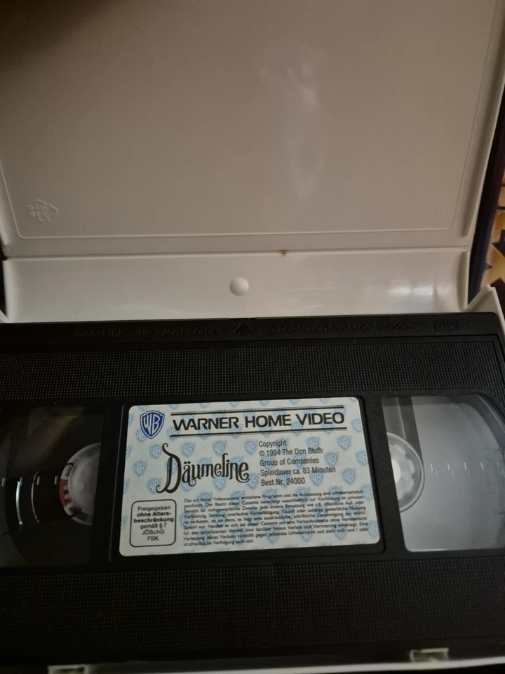Däumeline - VHS Video Kassette Warner  - Bild 3 von 3