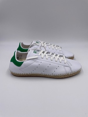 adidas CLOT Stan Smith Espadrille Cloud White Green Leather Womens