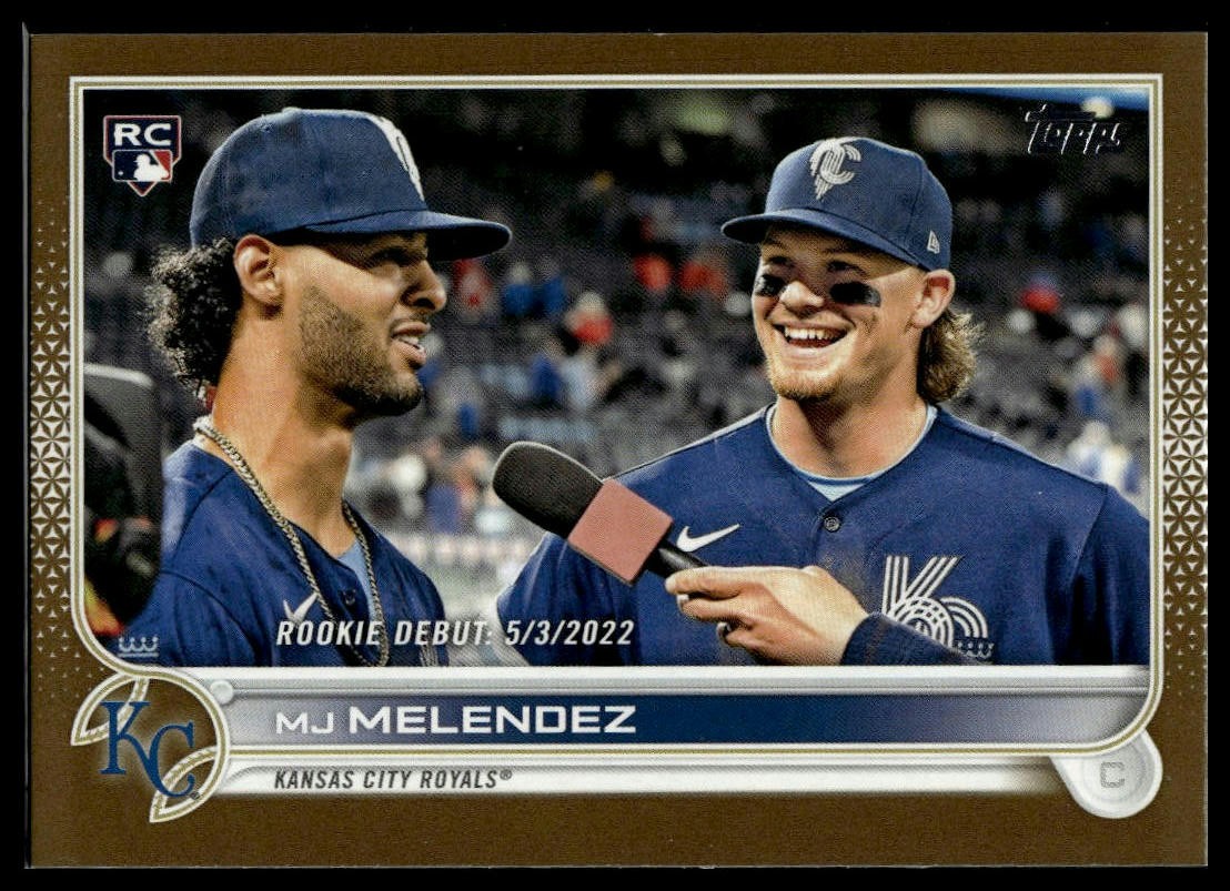 2022 Topps Update #US73 MJ Melendez Gold #/2022 RC