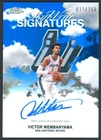 2025-26 Topps Chrome Sky-Write Blue Refractor Victor Wembanyama AUTO 11/150