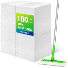 Dry Sweeping Cloths, 180 Count Mop Refill Compatible with Swiffer Sweeper - D...