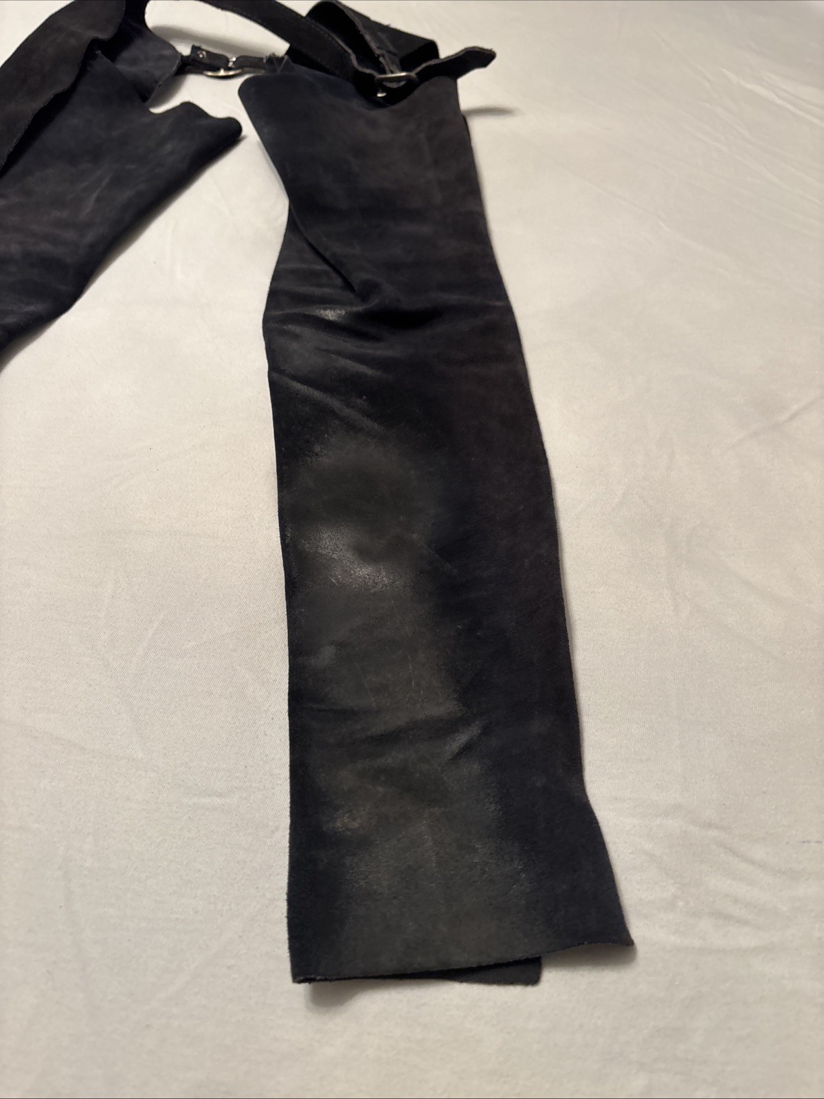 Barnstable Riding Black Genuine Leather Full Chaps Horse Children's Size 12 USA