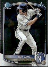 2025 BOWMAN CHROME DRAFT 1ST SEAN GAMBLE KANSAS CITY ROYALS #BDC-178