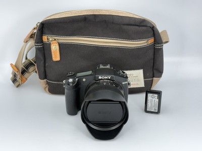 Sony Cyber-shot DSC-RX10 Mark II Digital Camera Hood Bag Strap Lens Cap
