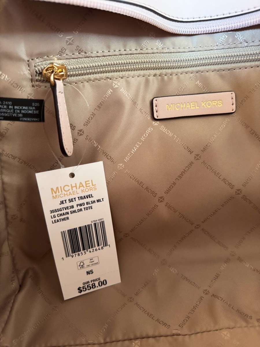 バッグ Michael Kors Jet Set Travel LG Shoulder Chain Tote Bag MK Color